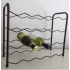 Brown wine rack
